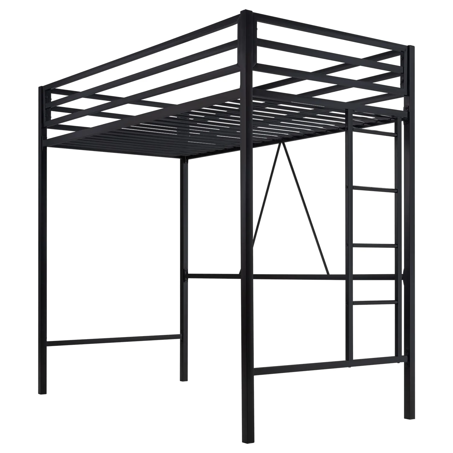 SHA CERLIN Junior Loft Bed Twin Size, Heavy Duty Twin Bed Frame - Levo Sportswear