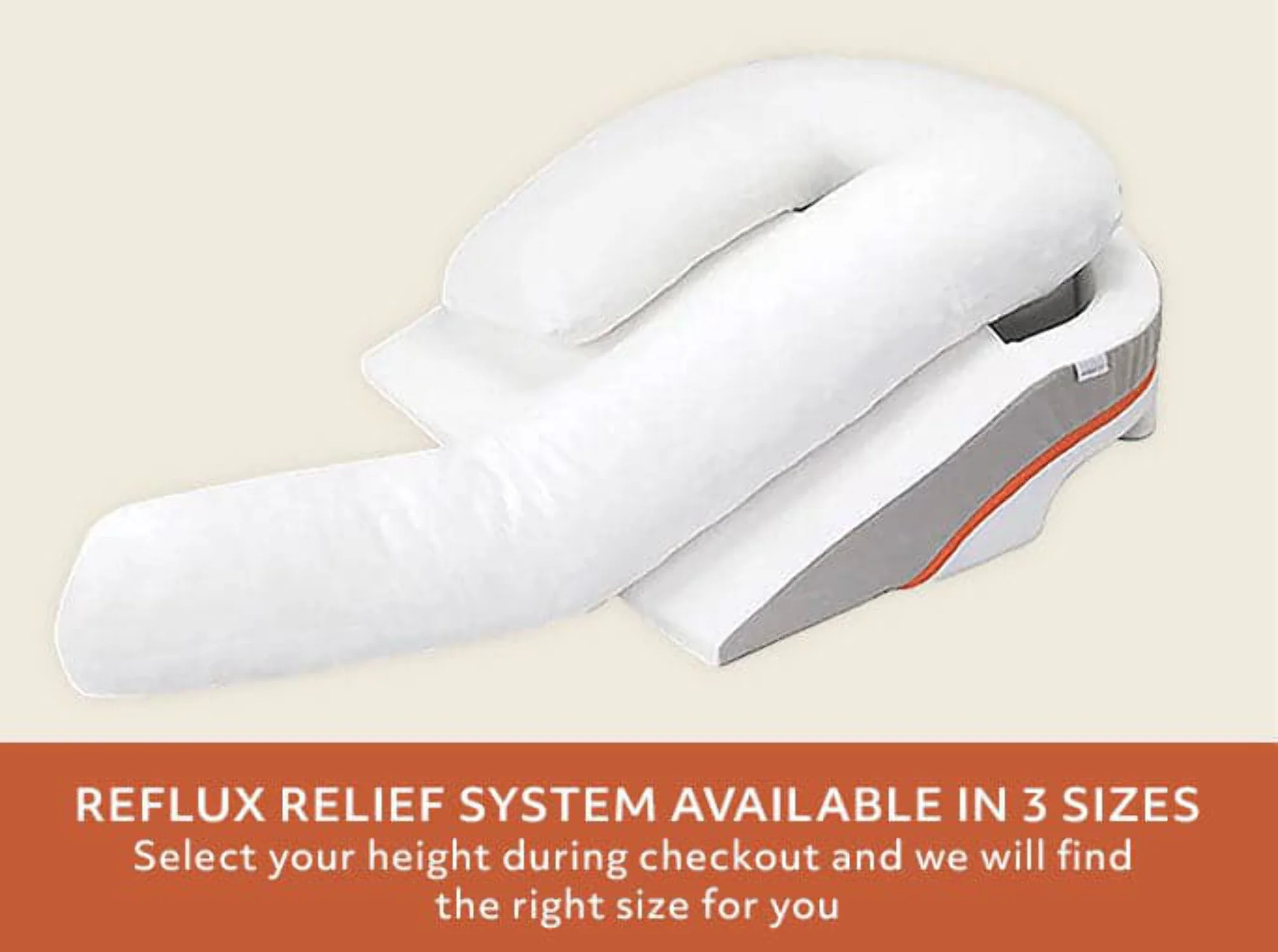 MedCline Reflux Relief System, size Large for heights 6'0+ - Levo Sportswear