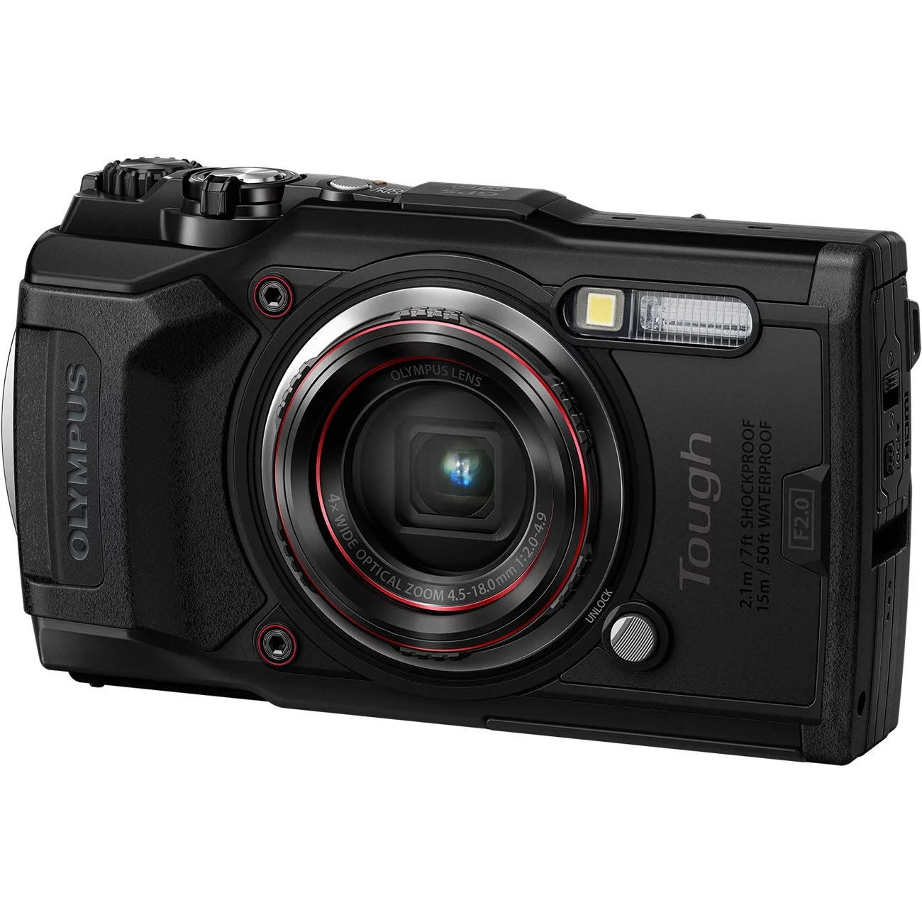 Olympus Tough TG-6 Compact Digital Camera - Black - Levo Sportswear