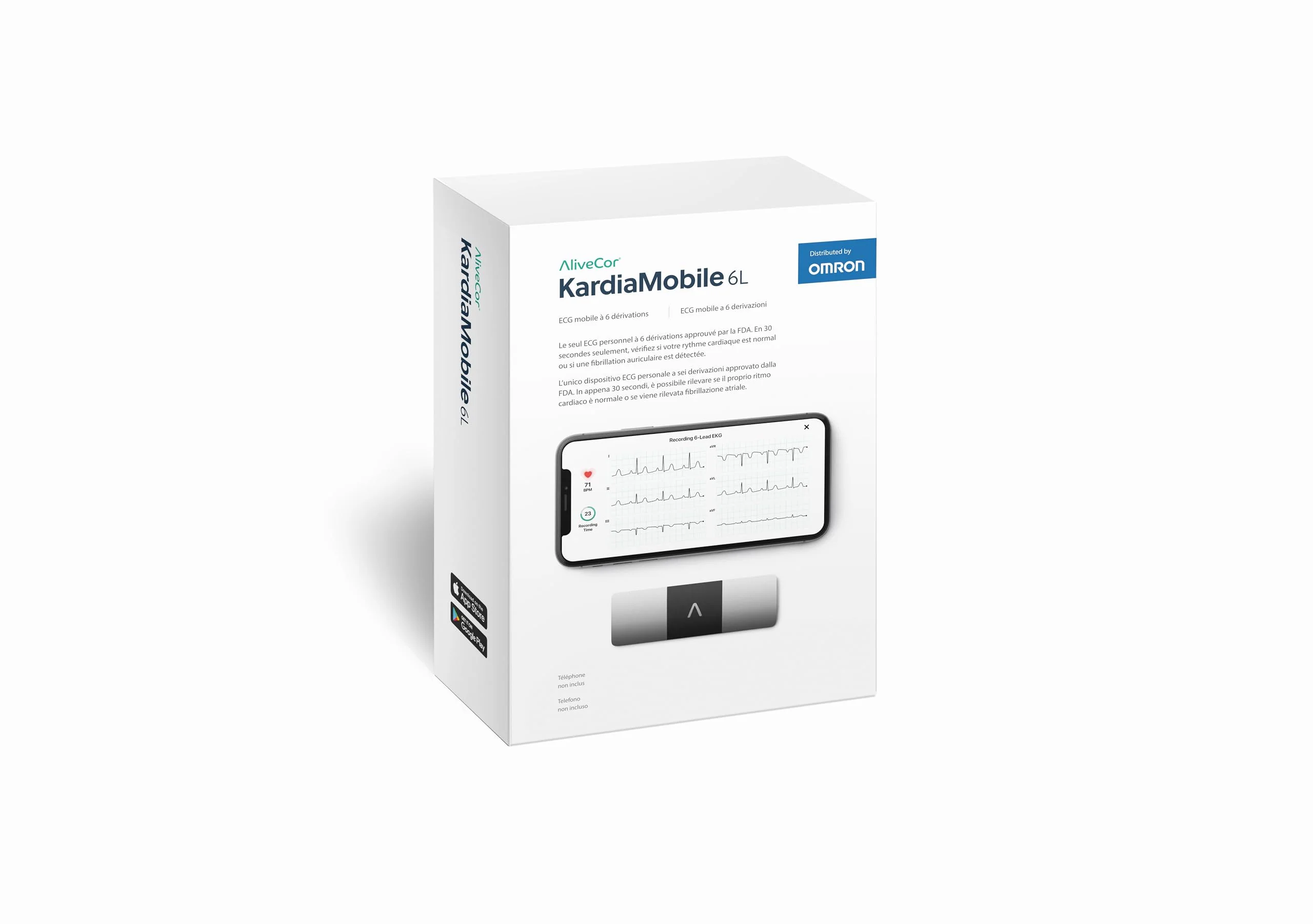 KardiaMobile 6L Personal EKG Monitor with Most Smartphones - Levo Sportswear