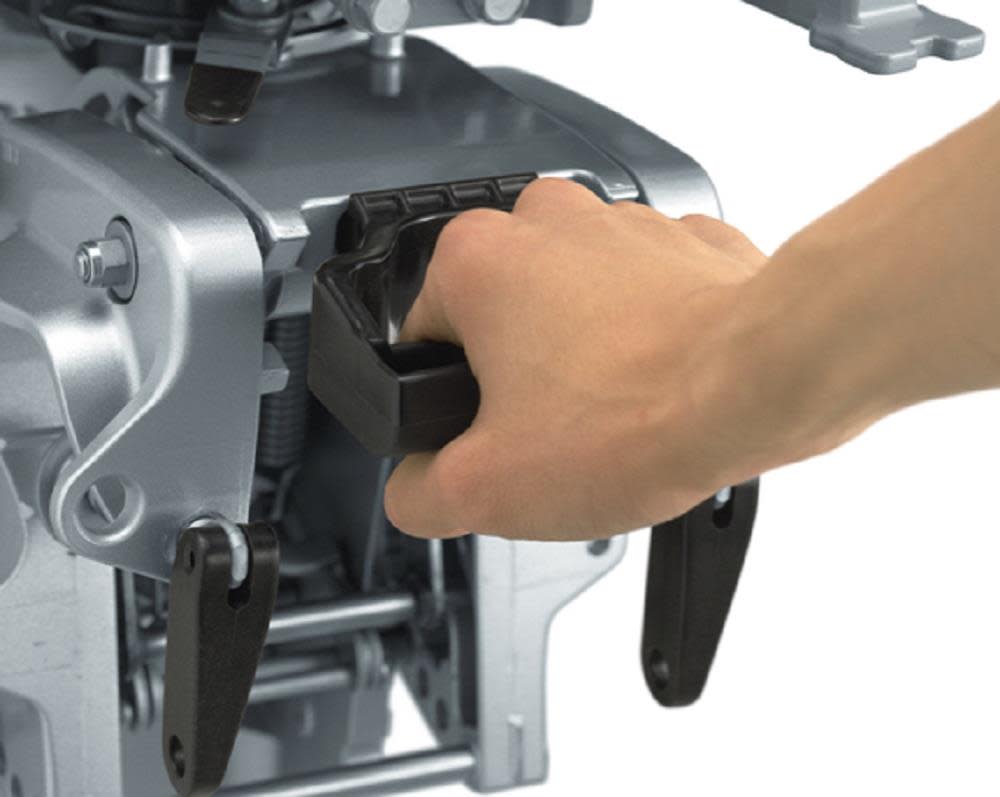 10 HP 4-Stroke Electric Start Outboard Motor with Throttle Grip - Levo Sportswear
