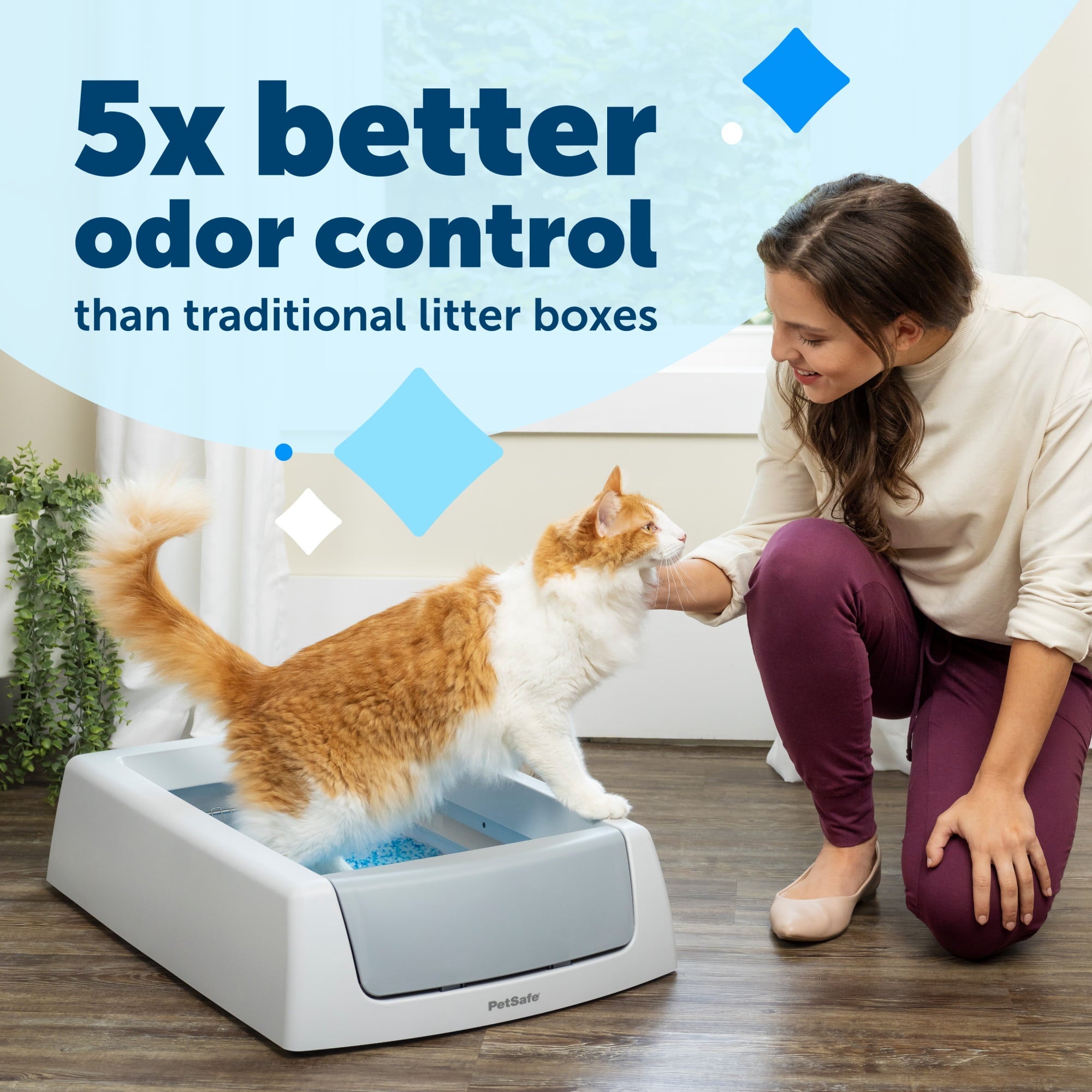 ScoopFree Complete Self-Cleaning Litter Box - No Scooping Required - Unbeatable Odor Control - Levo Sportswear