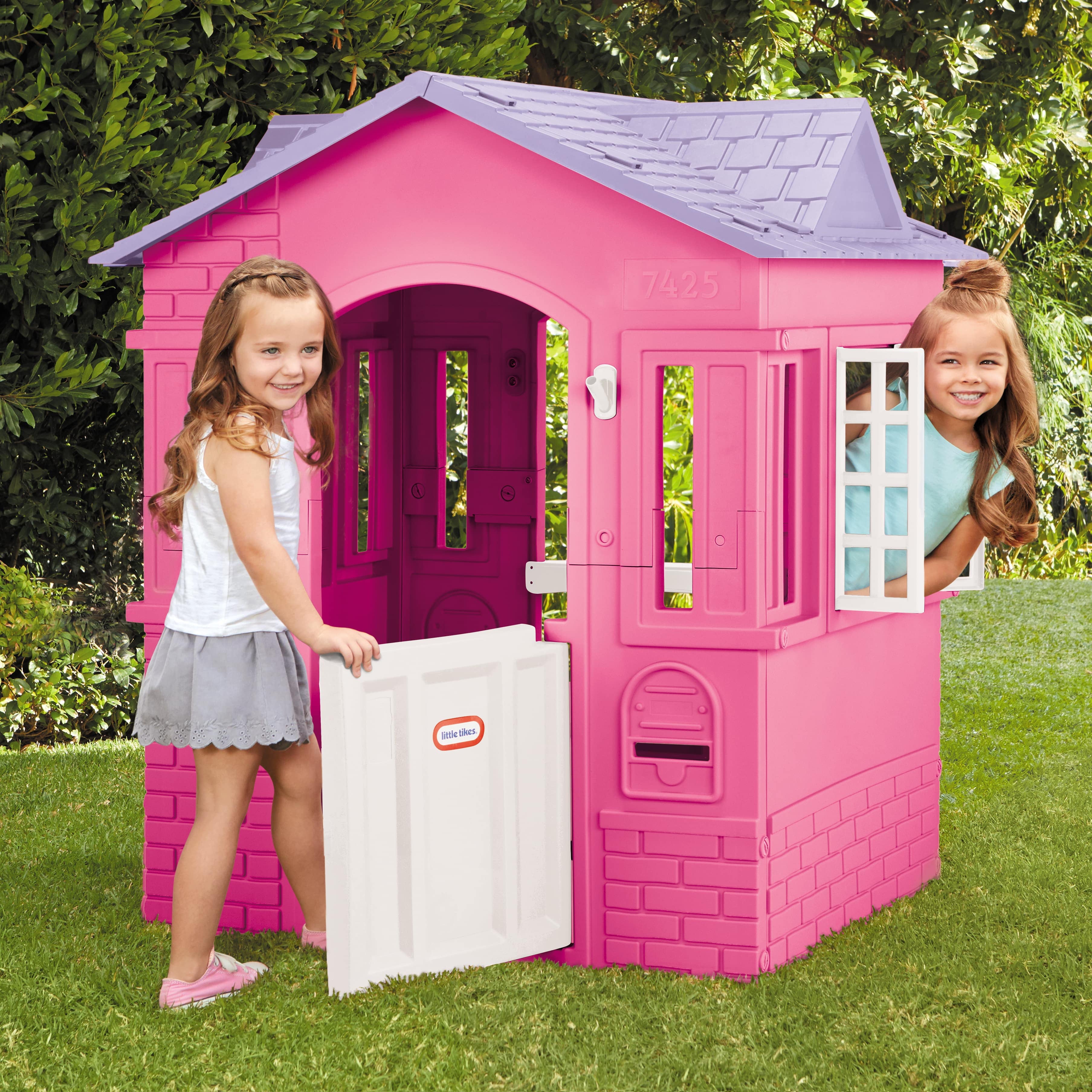 Little Tikes Cape Cottage House, Pink - Pretend Playhouse for Girls Boys Kids 2-8 Years Old - Levo Sportswear