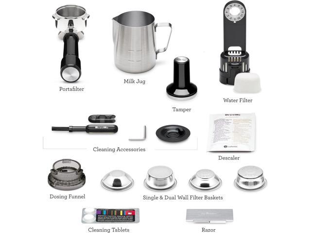 Breville the Barista Pro Espresso Machine, Medium, Brushed Stainless Steel BES878BSS1BUS1 - Levo Sportswear