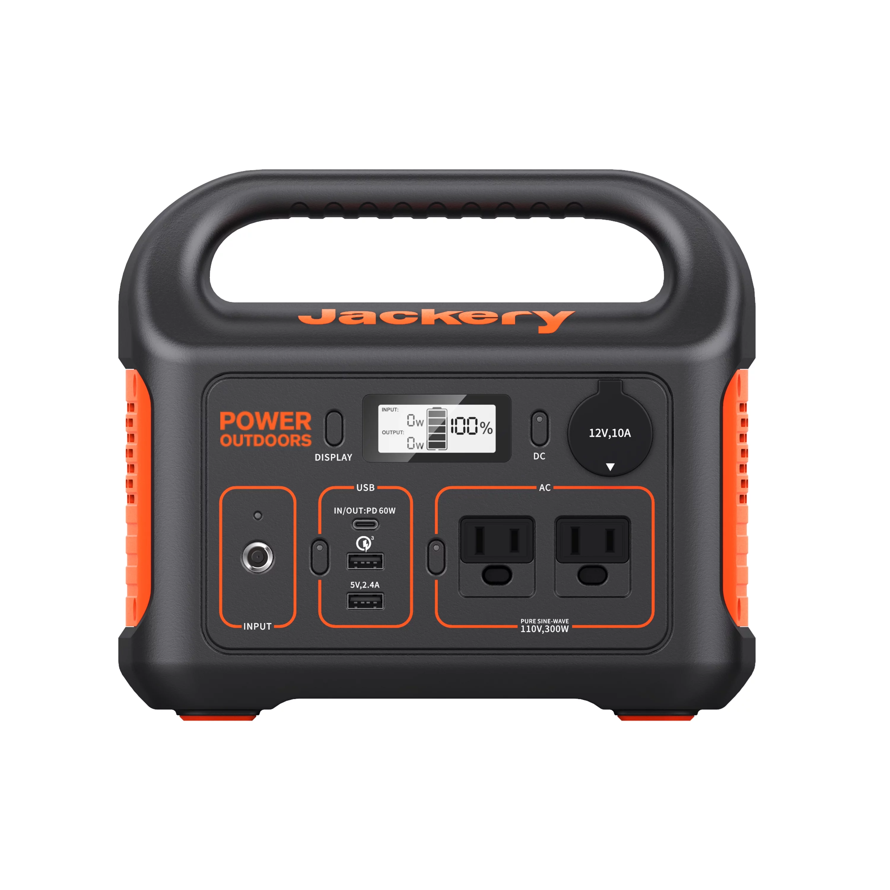 Jackery Explorer 290 Plus Portable Power Station with Automobile Battery Charging Cable - Levo Sportswear