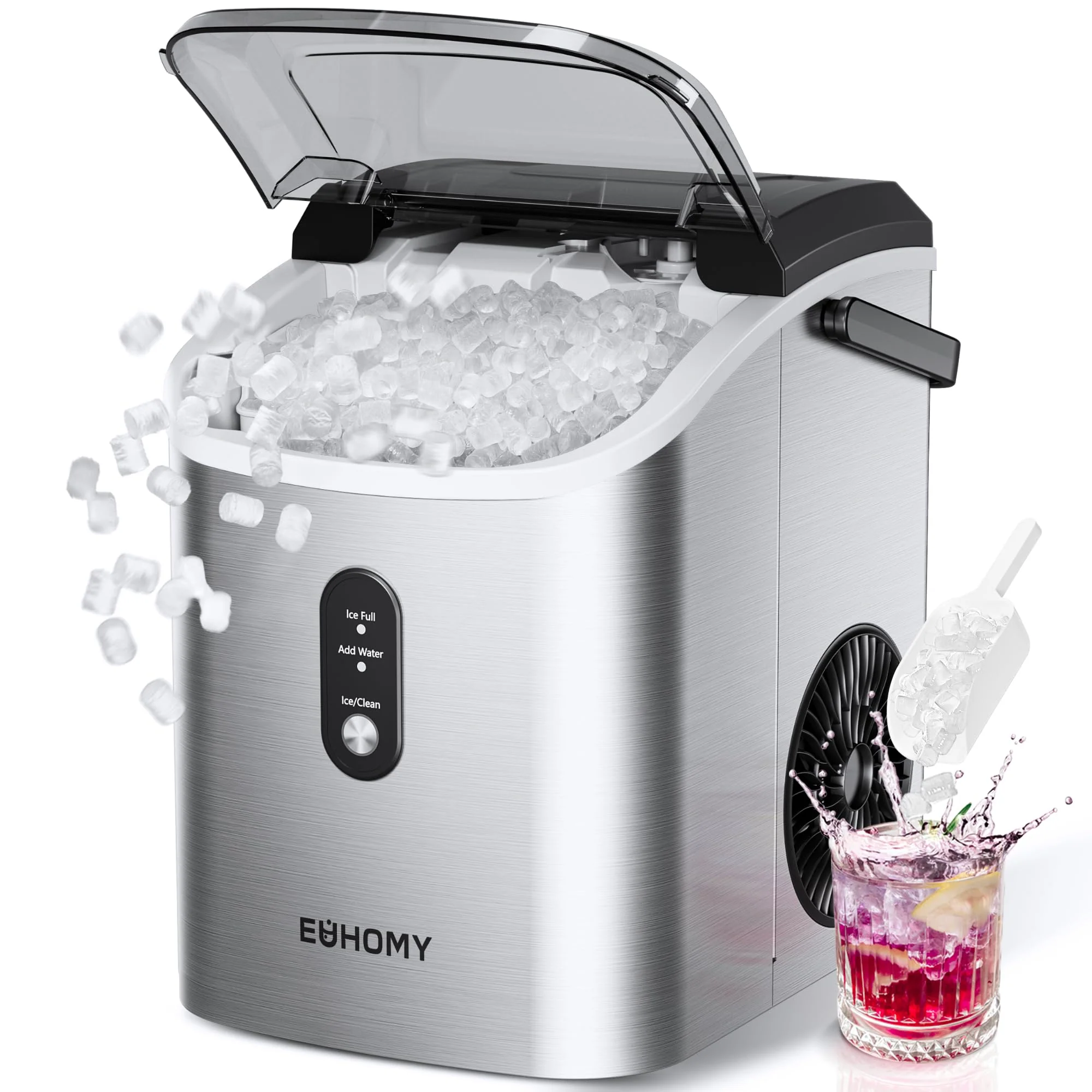 EUHOMY Nugget Ice Maker Countertop with Handle - Levo Sportswear