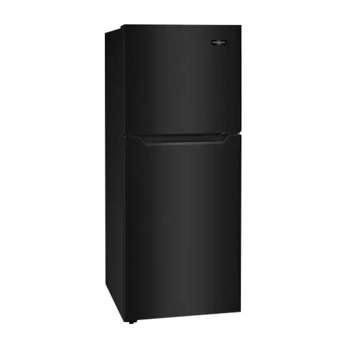 Frigidaire - 10.1 Cu. Ft. Top-Freezer Refrigerator - Black - Levo Sportswear