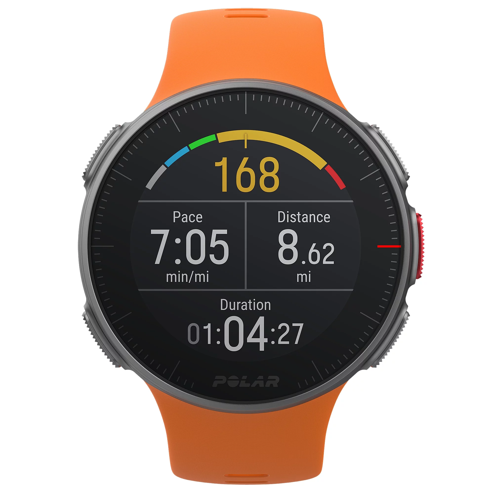Polar Vantage V Multi Sport GPS Watch- Orange- NO Heartrate - Levo Sportswear