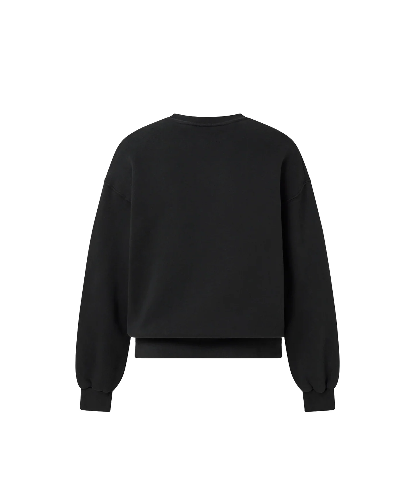 450 GSM 'Jet Black' Crewneck - Levo Sportswear