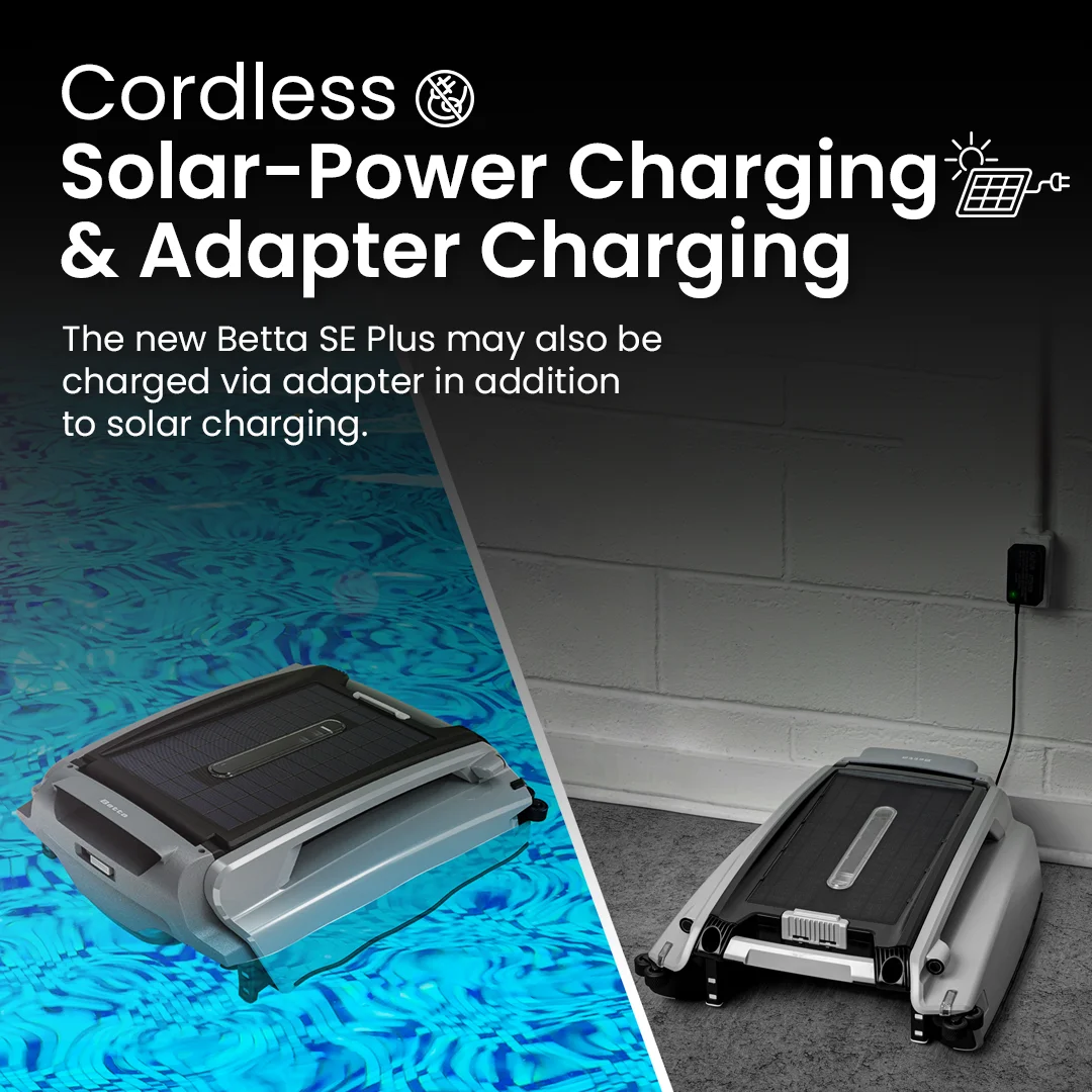 Betta SE Plus - Solar Powered Smart Robotic Pool Skimmer - Levo Sportswear