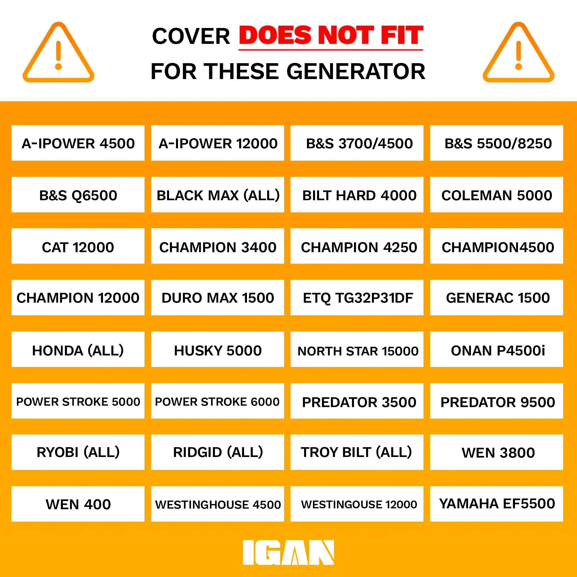 IGAN Waterproof Generator Covers While Running - Levo Sportswear