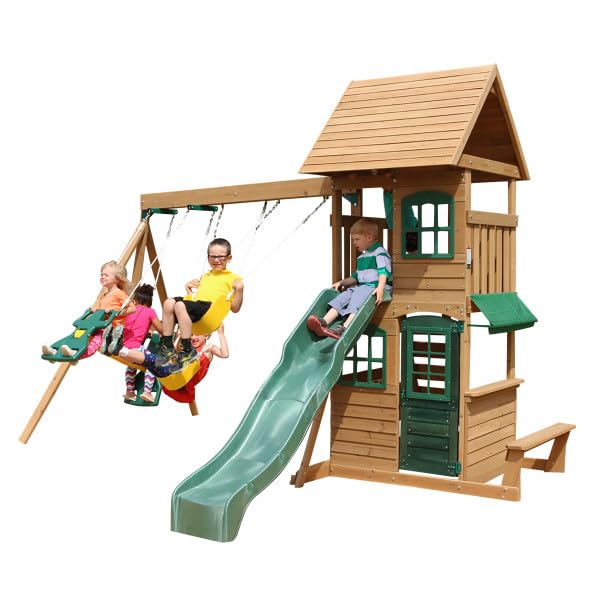 KidKraft Windale Fort Swing Set - Levo Sportswear