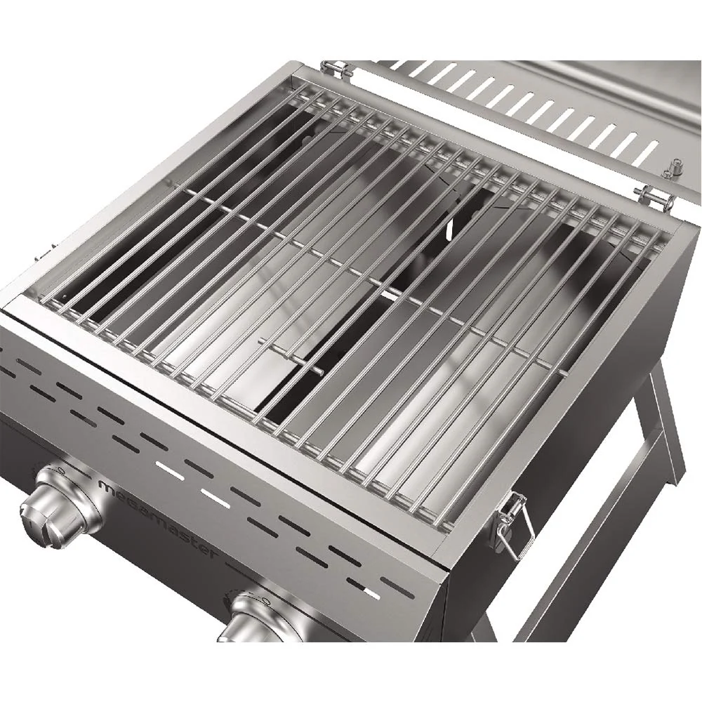 Megamaster Premium Outdoor Cooking 2-Burner Grill - Levo Sportswear