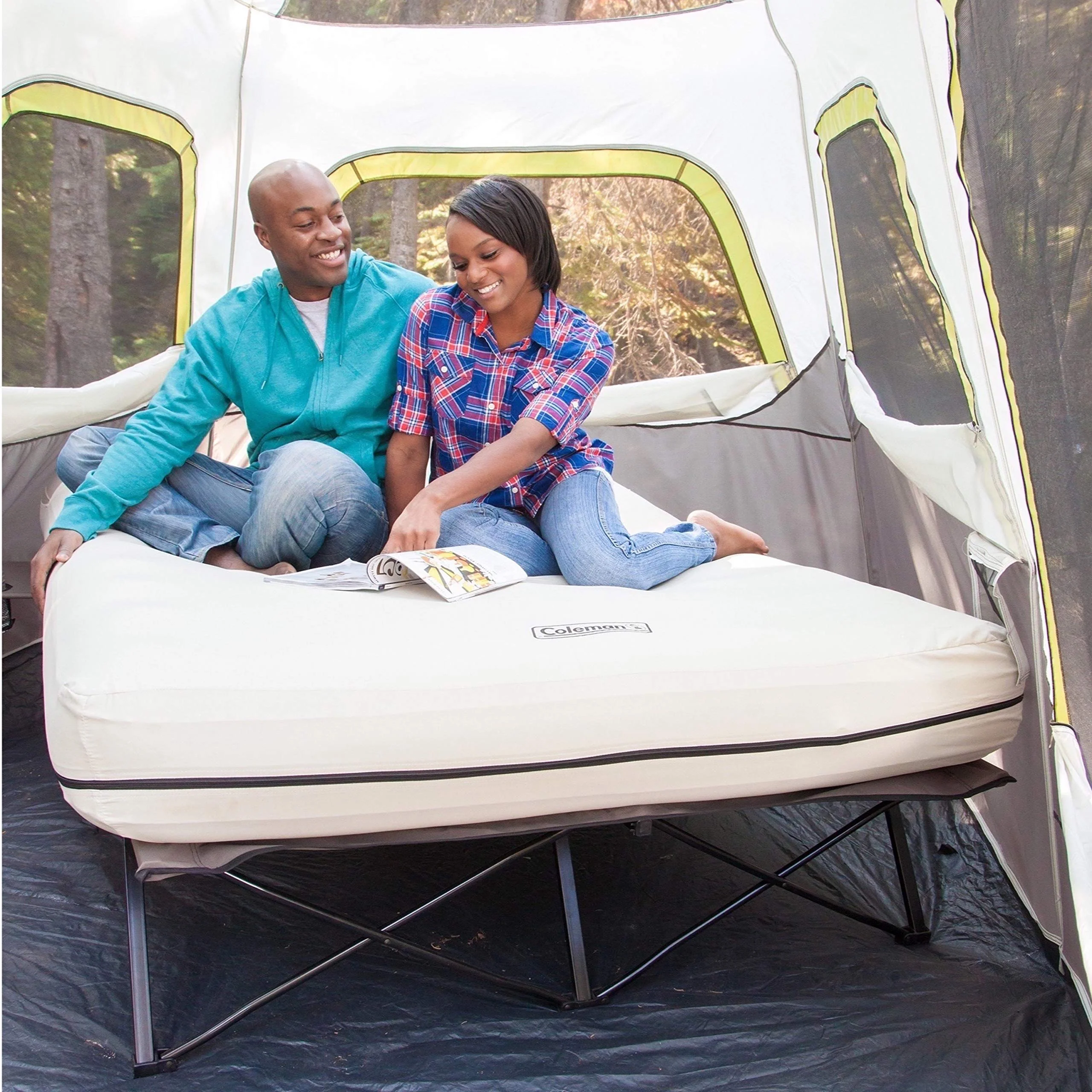Coleman Camping Cots for Adults with Camping Air Mattress - Levo Sportswear