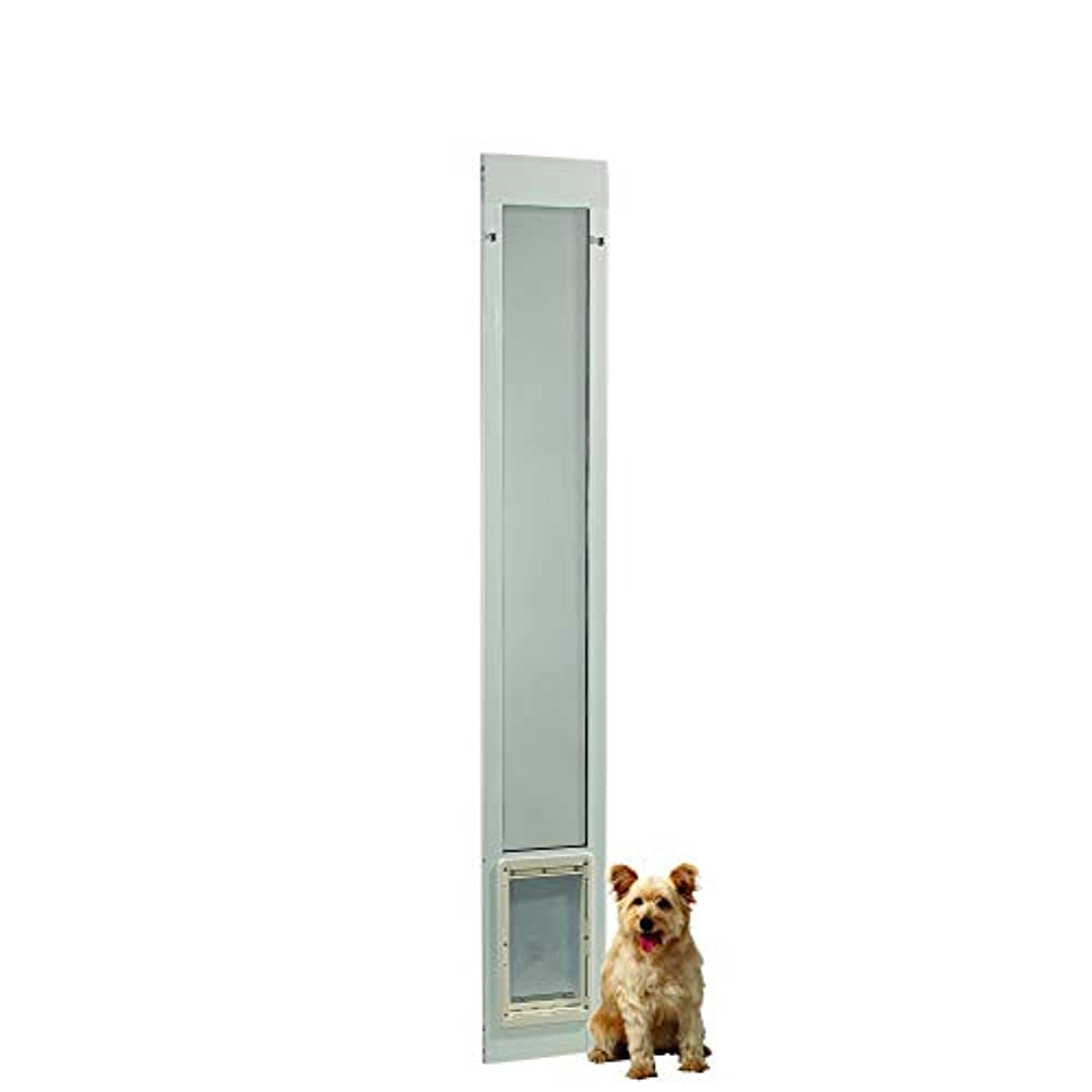 Ideal Pet Glass Pet Door, Aluminum, 77.6 in. H X 11.5 in. W - Levo Sportswear
