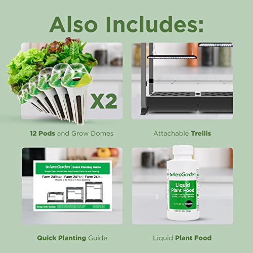 AeroGarden Farm 24Plus Salad Black - Levo Sportswear