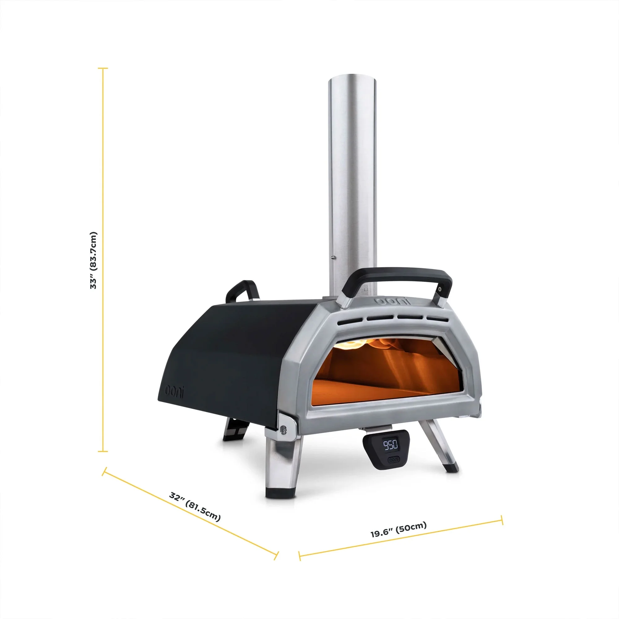 Ooni Karu 16 Inch Capacity Multi Fuel Pizza Oven with ViewFlame Technology - Levo Sportswear