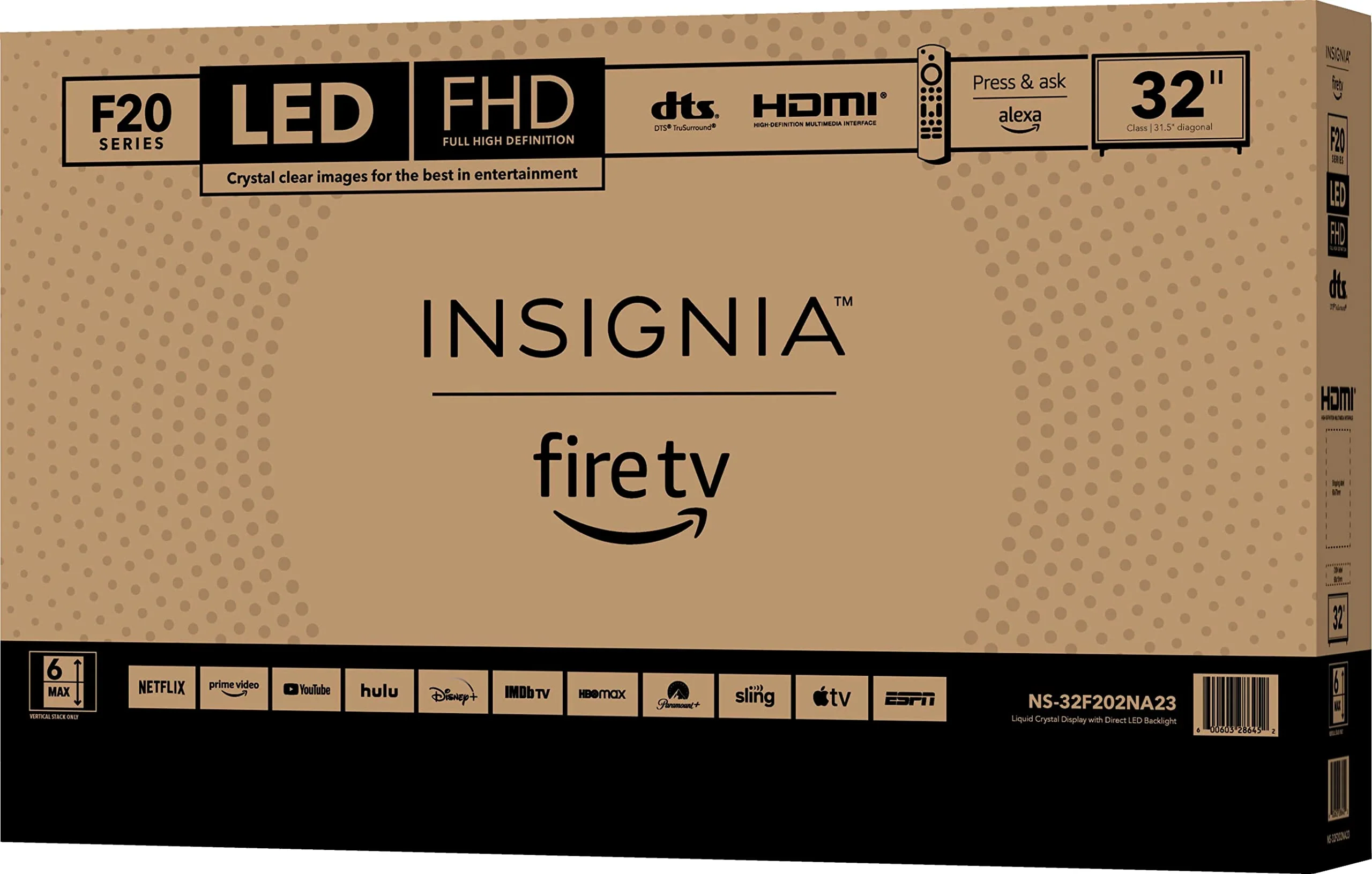 INSIGNIA 32-inch Class Smart Full HD 1080p Fire TV - Levo Sportswear