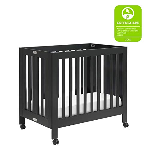 Babyletto Origami Mini Crib Black - Levo Sportswear