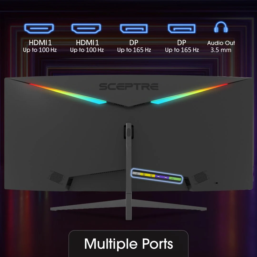 Sceptre 34 Inch 165Hz Curved Ultrawide WQHD Monitor - Levo Sportswear
