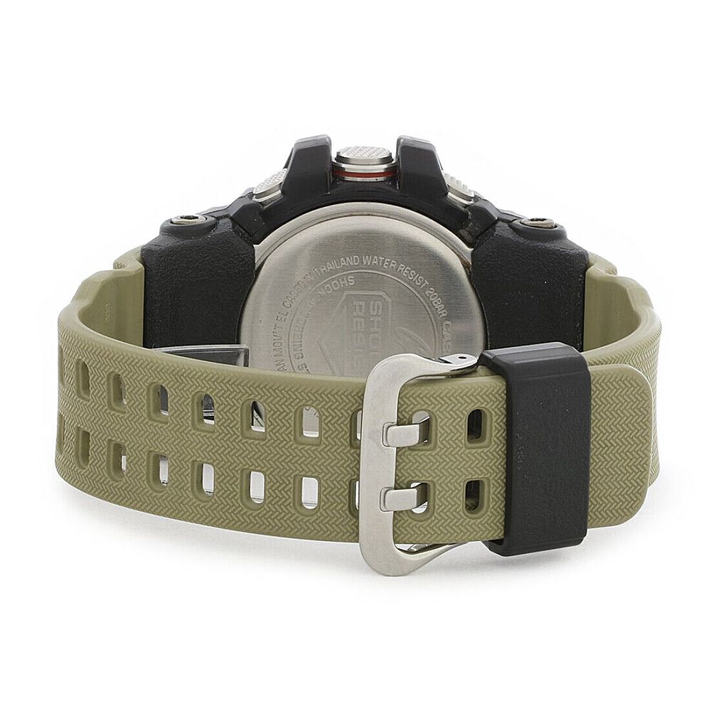 Casio - Men's G-Shock Mudmaster Twin-Sensor Analog-Digital 55mm Watch - Tan - Levo Sportswear