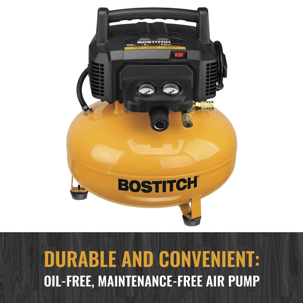 Bostitch? 6-Gallon 150 PSI Portable Electric Pancake Air Compressor - Levo Sportswear