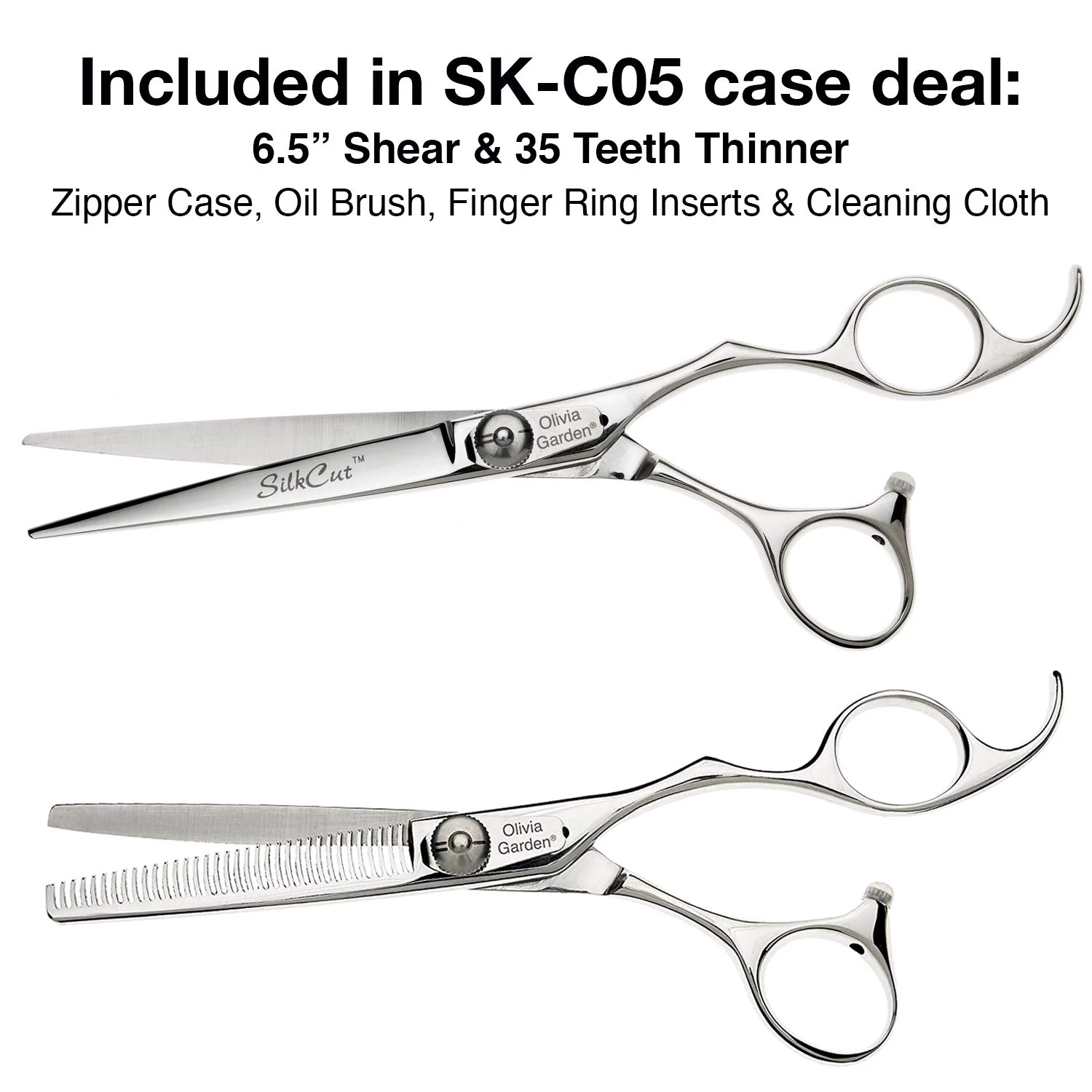 Olivia Garden SilkCut Professional Hairdressing Shear and Thinner Case - Levo Sportswear