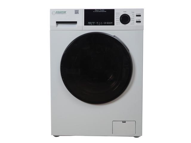 Equator All-in-One Washer Dryer VENTLESS/VENTED PET cycle 1.62cf/15lbs 110V in White - Levo Sportswear