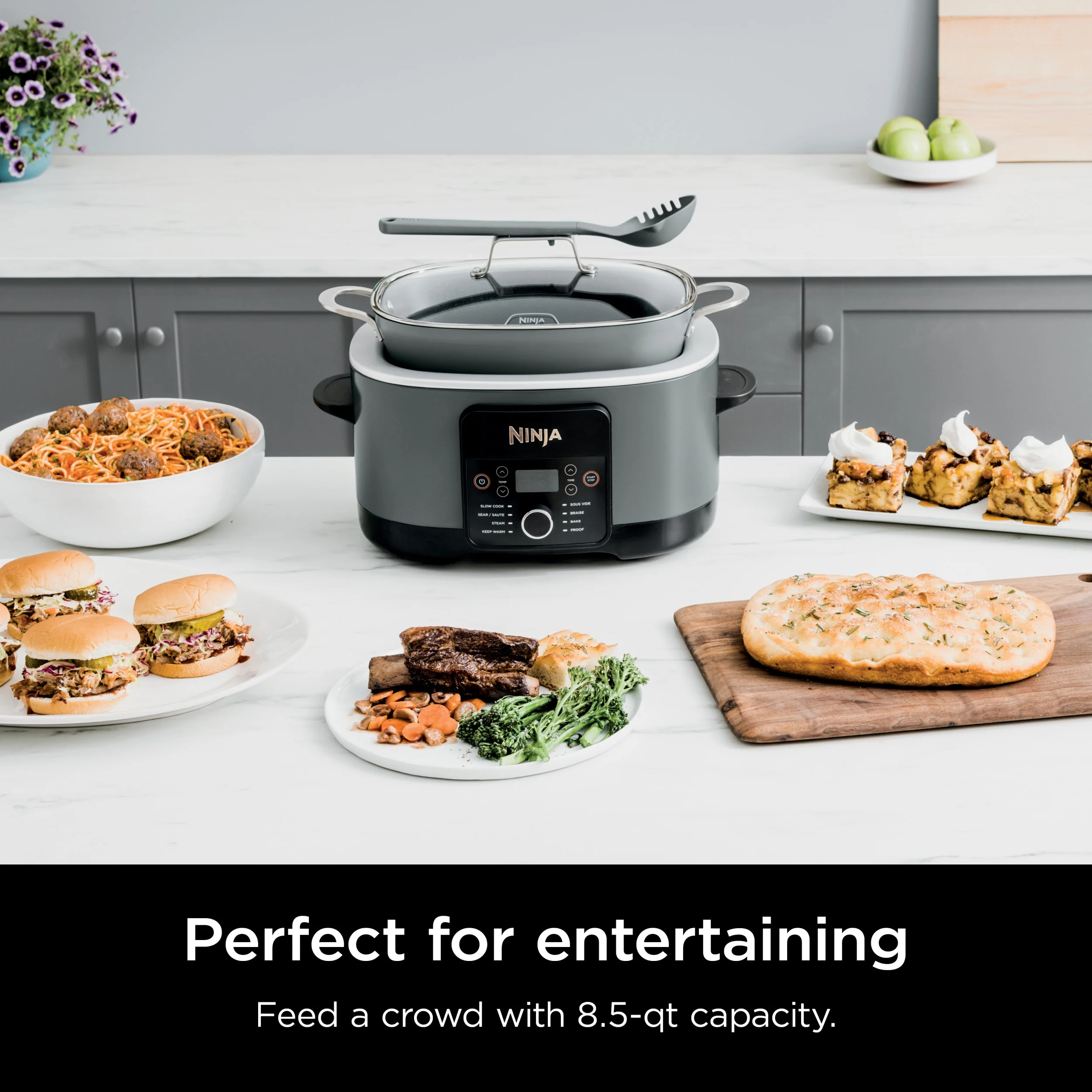 Ninja Foodi 8.5 Qt PossibleCooker PRO,Gray, MC1001 - Levo Sportswear