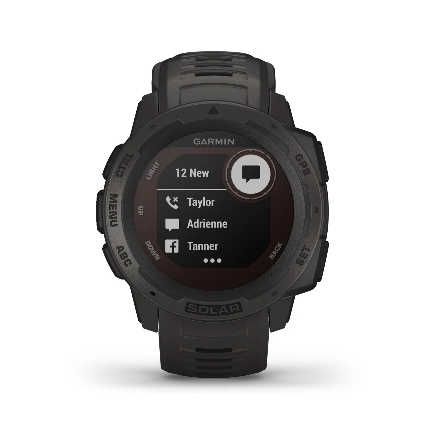 Garmin Instinct Solar Smart Watch, Graphite - Levo Sportswear