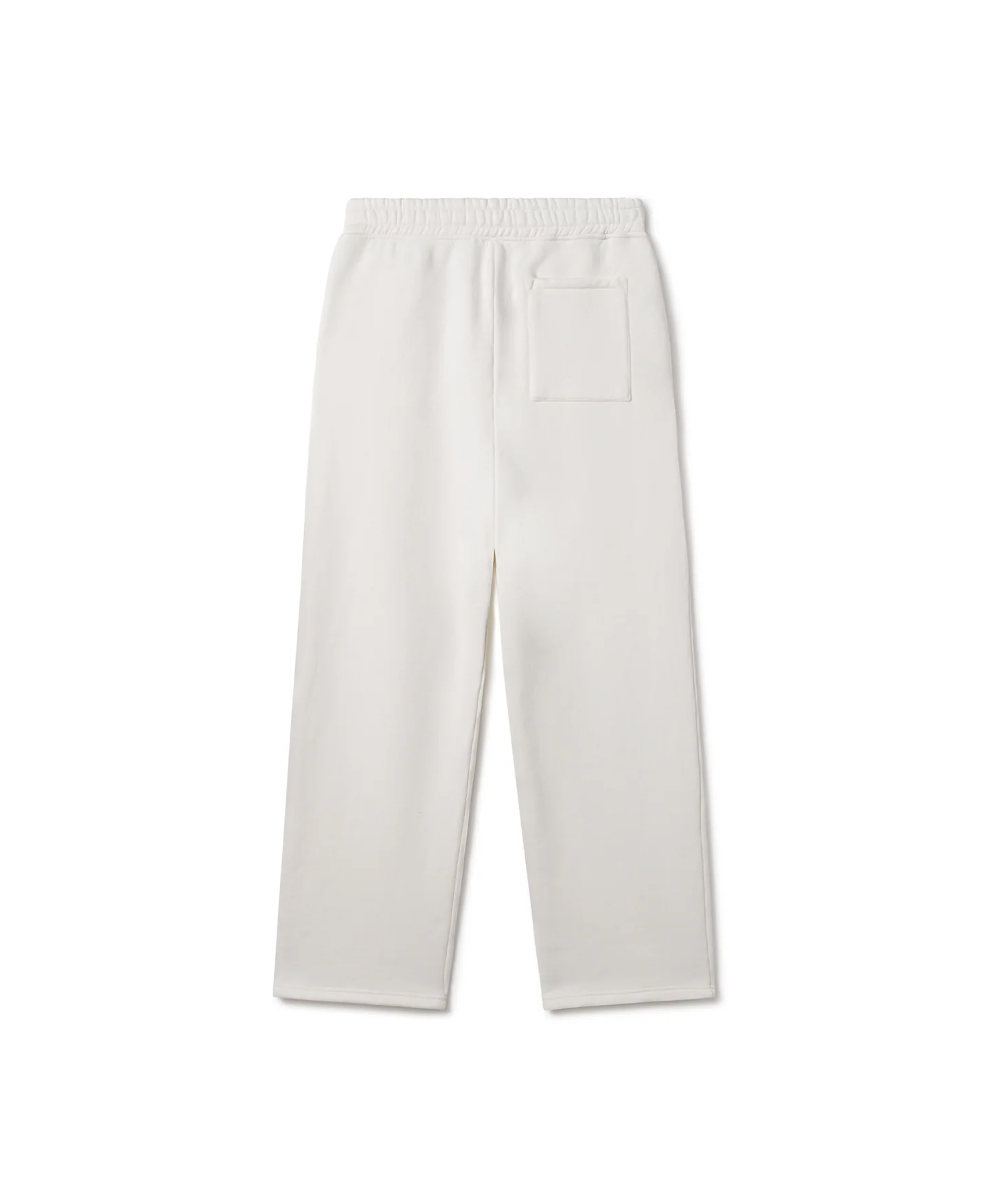 450 GSM 'Bone White' Straight-leg Pants - Levo Sportswear