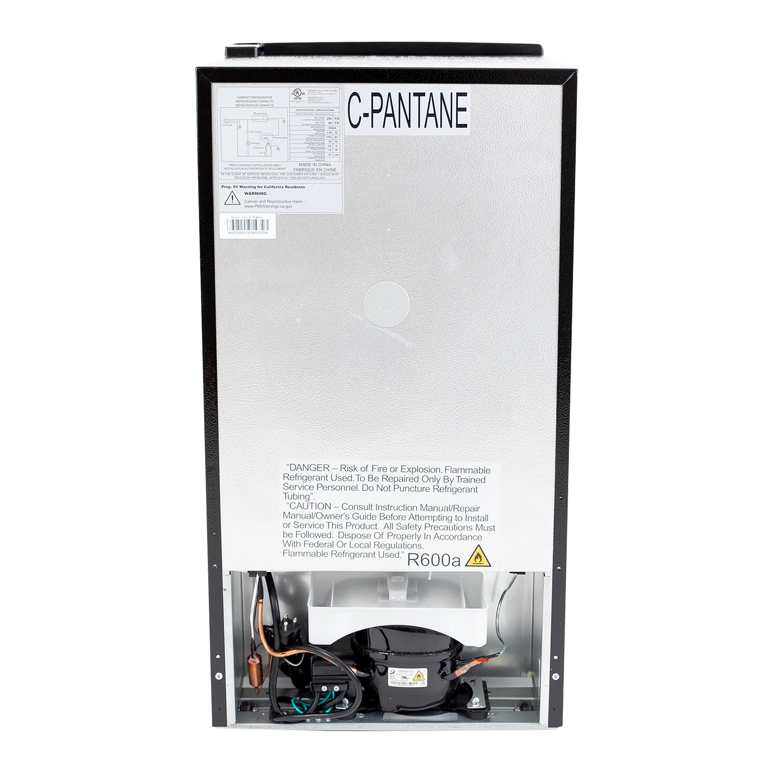 West Bend 3-Cu.Ft Mini Fridge with Freezer Retro-Styled - Levo Sportswear