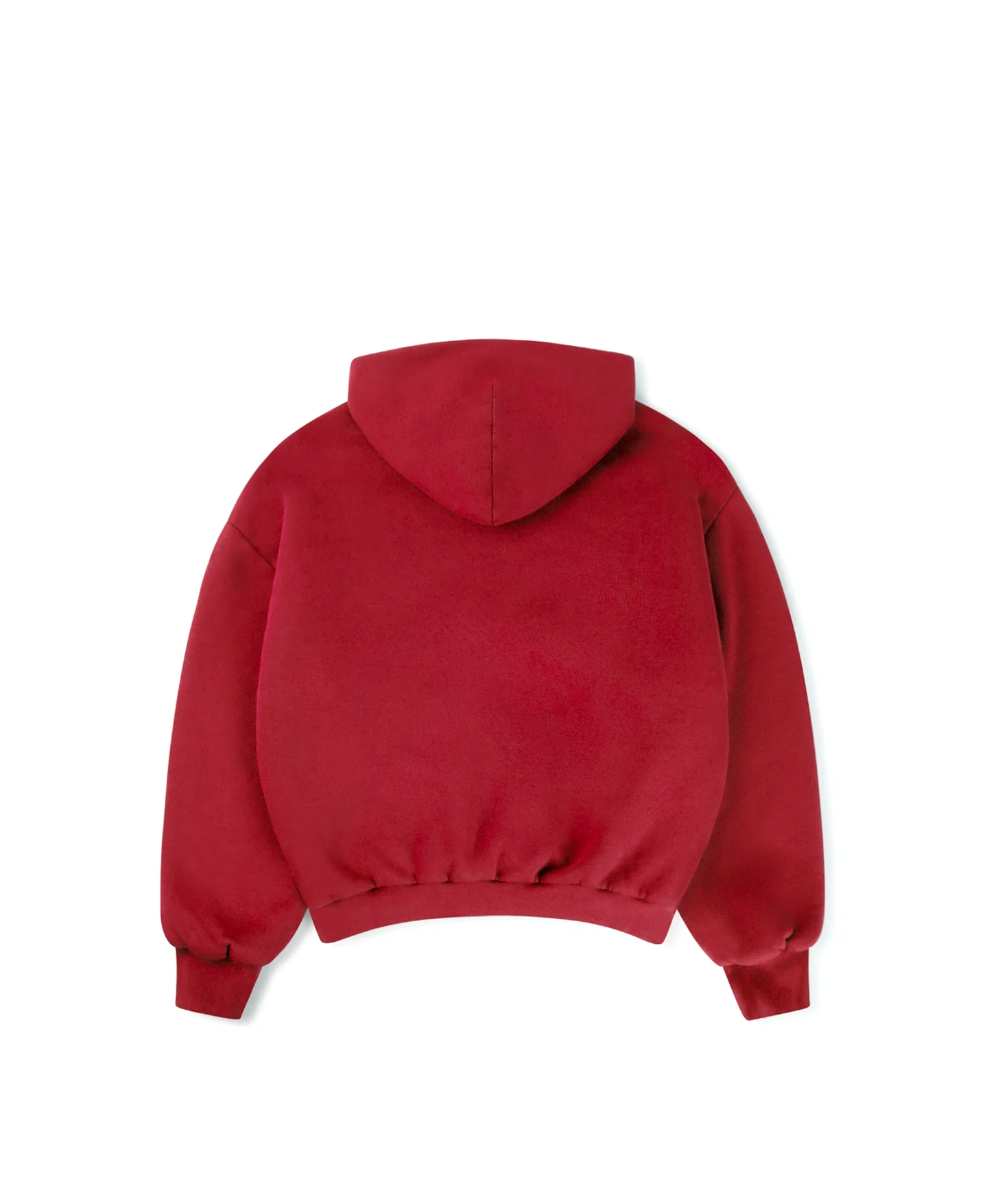 1000 GSM 'Dark Red' Double Hoodie - Levo Sportswear