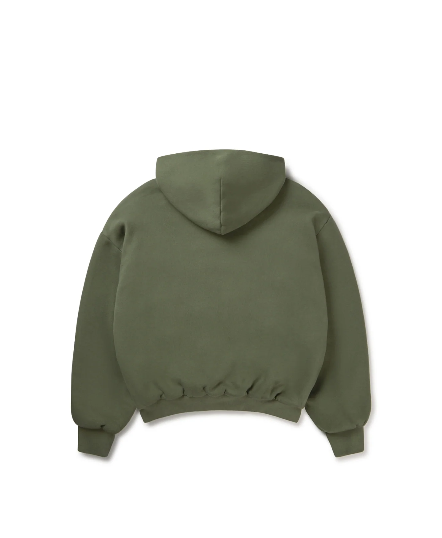 1000 GSM 'Olive' Double Hoodie - Levo Sportswear