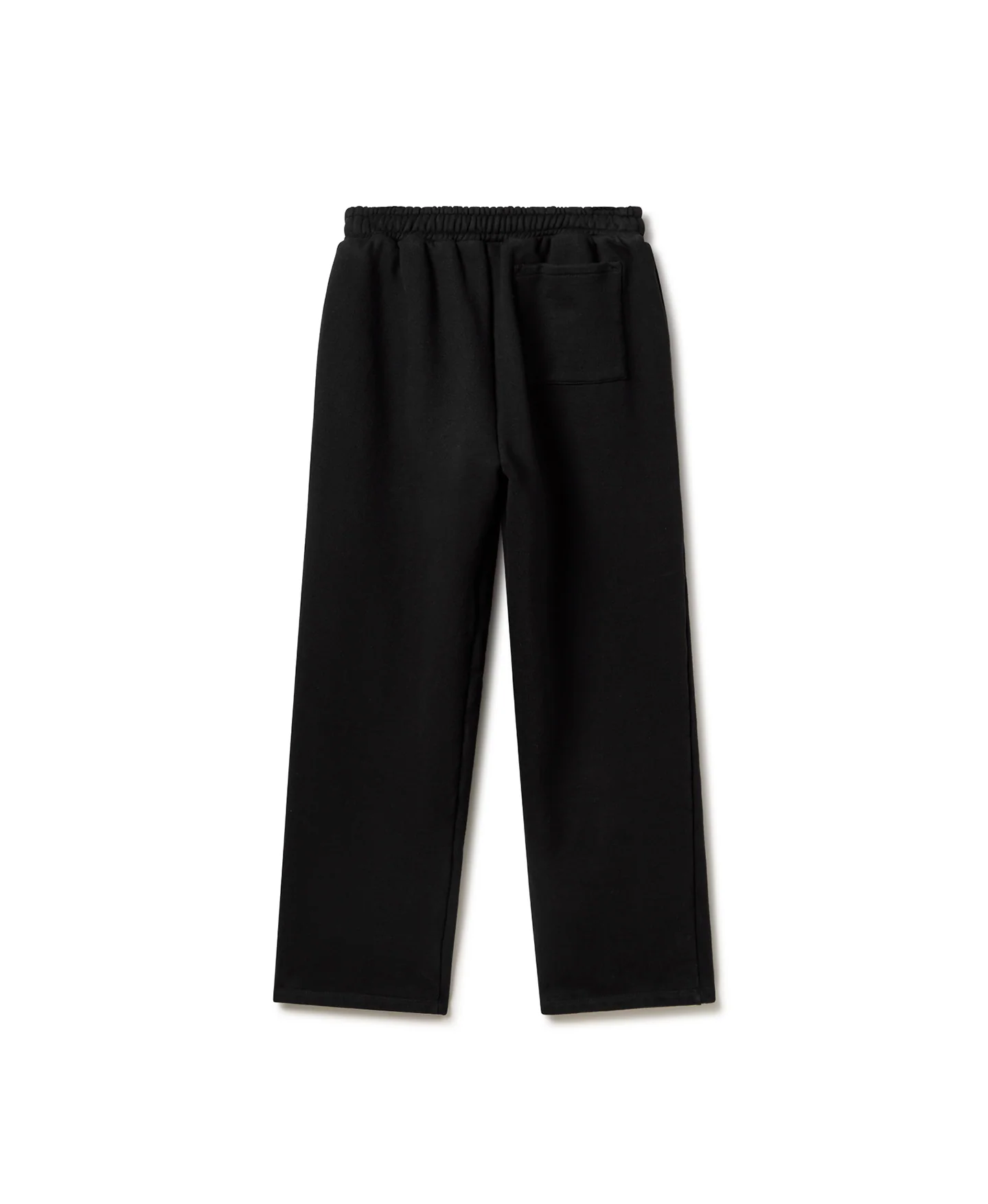 450 GSM 'Jet Black' Straight-leg Pants - Levo Sportswear
