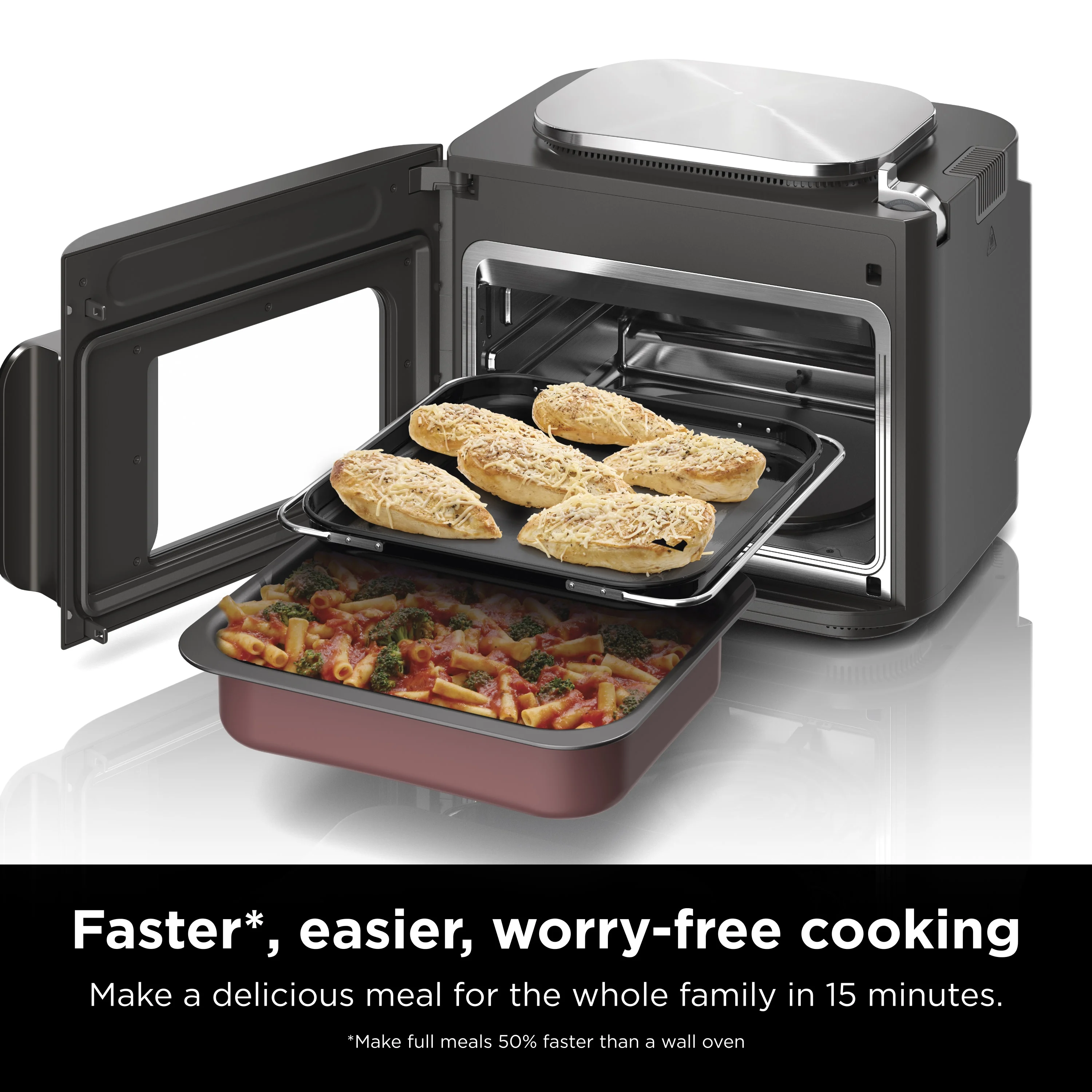 Ninja Combi All-in-One Multicooker, Oven, & Air Fryer, 10-in-1 Functions, Stainless Steel, SFP700 - Levo Sportswear