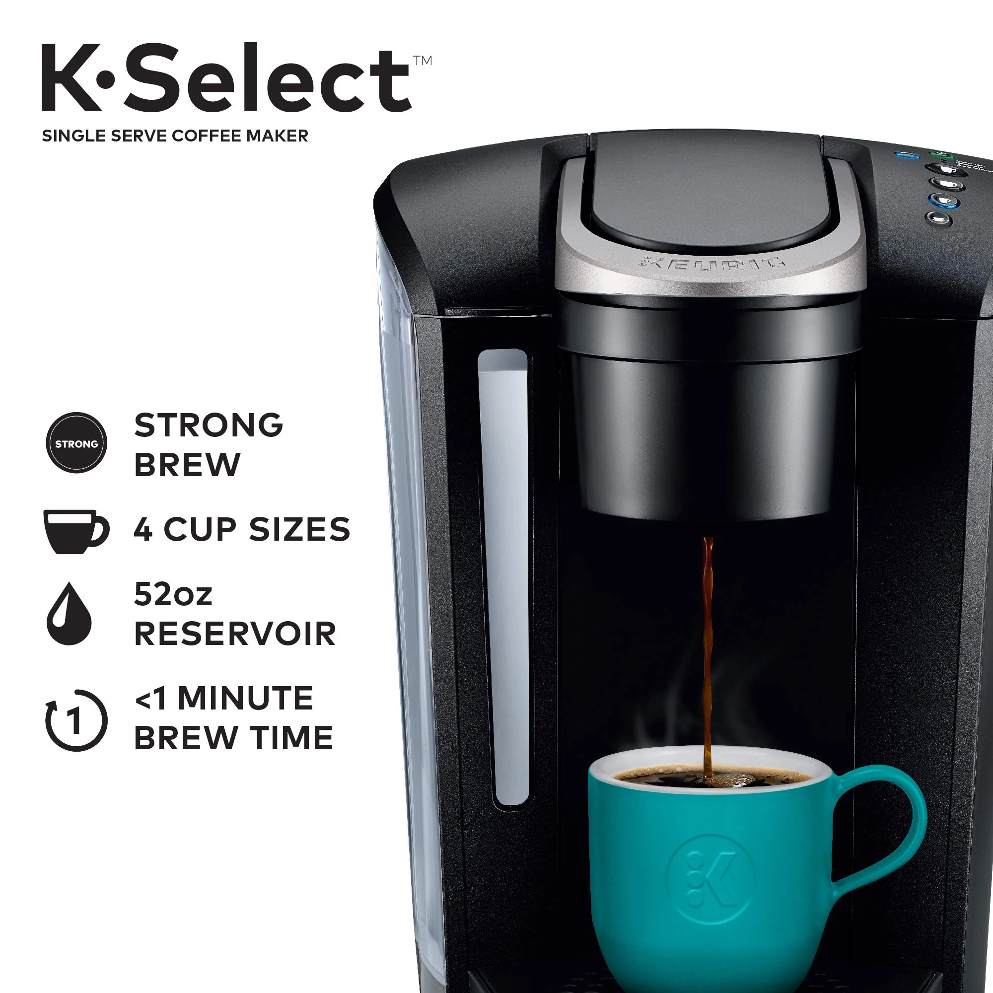Keurig K-Select Single-Serve K-Cup Pod Coffee Maker - Levo Sportswear